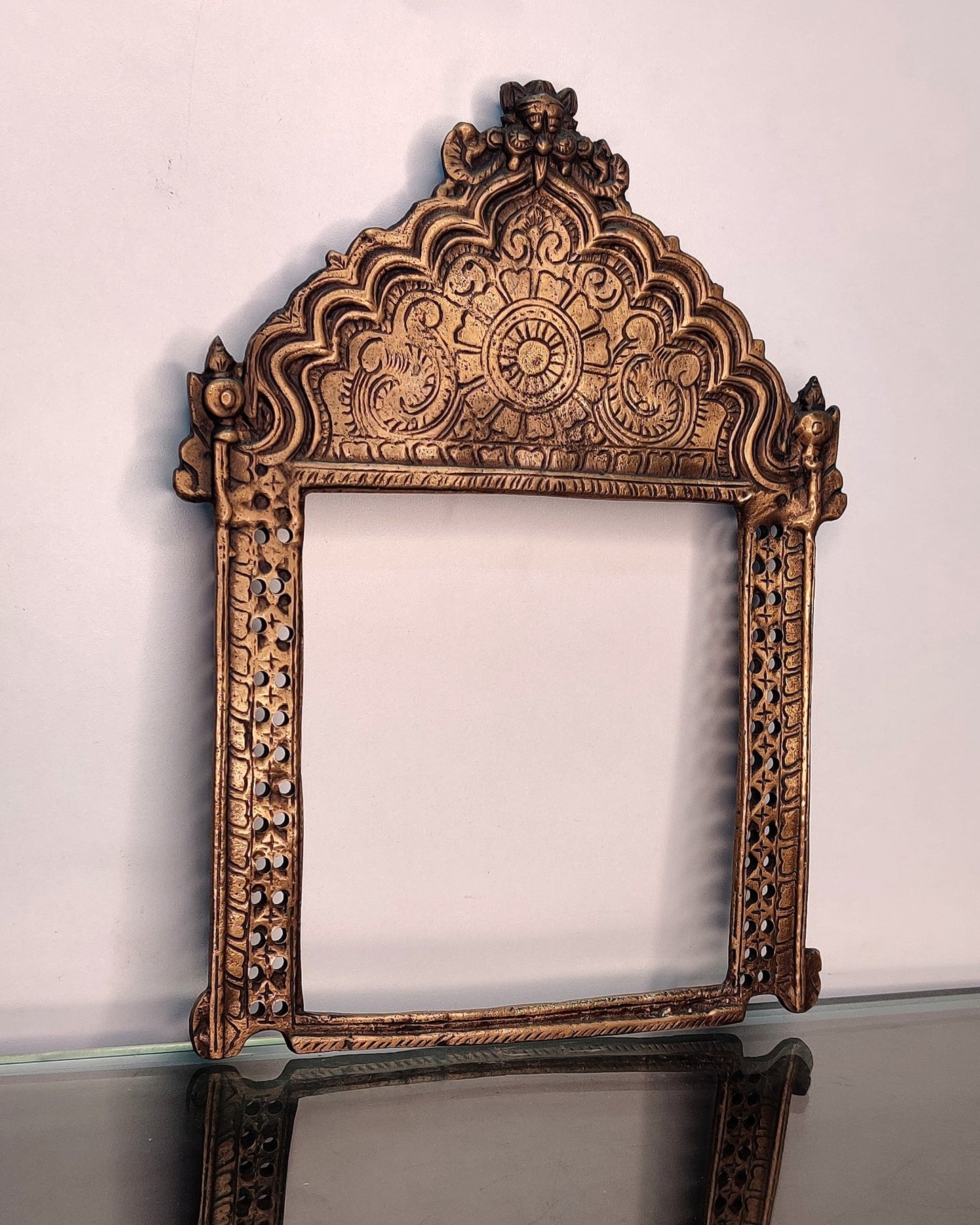 Brass Antique Handcrafted Prabhavali 11" x 8.5"