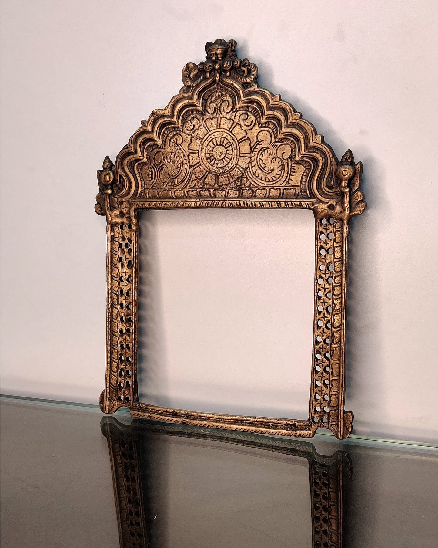 Brass Antique Handcrafted Prabhavali 11" x 8.5"