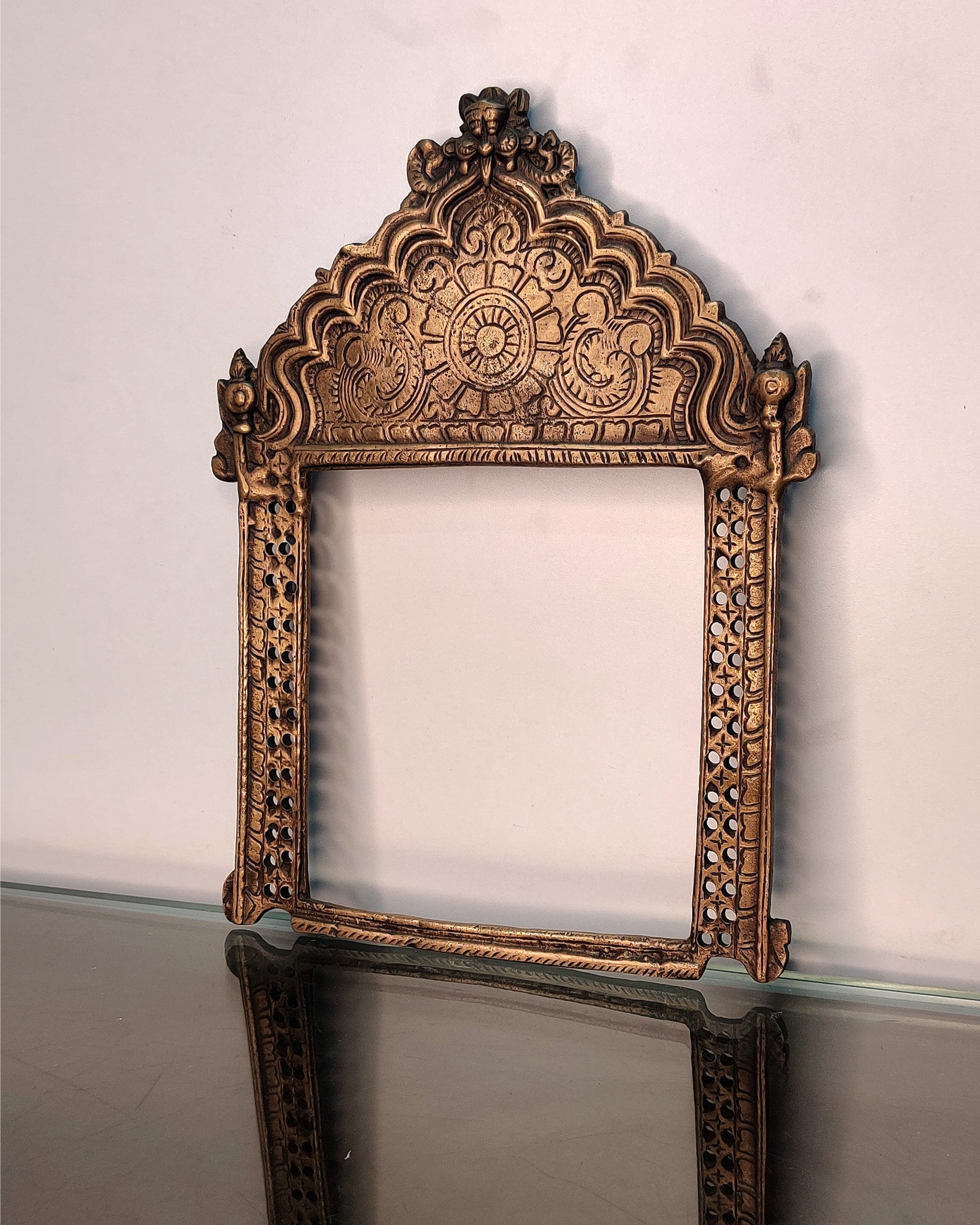 Brass Antique Handcrafted Prabhavali 11" x 8.5"