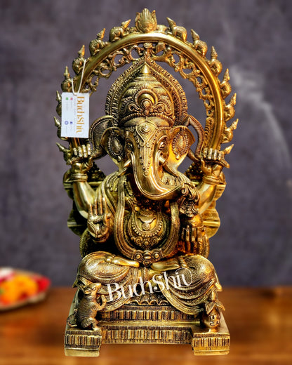 Ganesha Brass Idol 21 inch