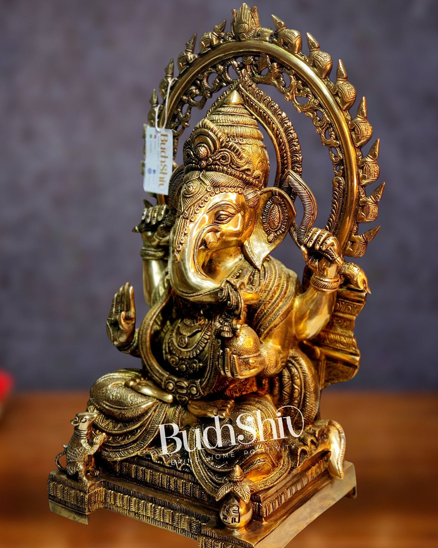 Ganesha Brass Idol 21 inch