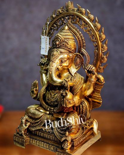 Ganesha Brass Idol 21 inch