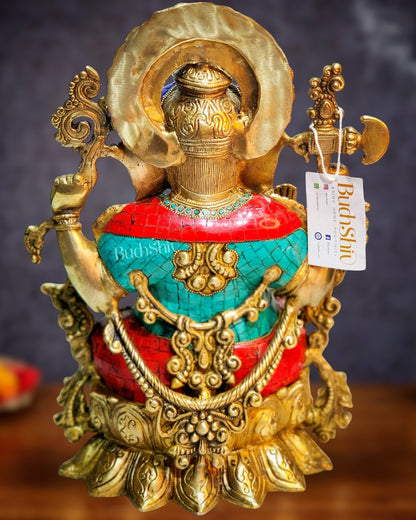 Ganesha Brass Idol Ganapati Brass Idol 16 inch