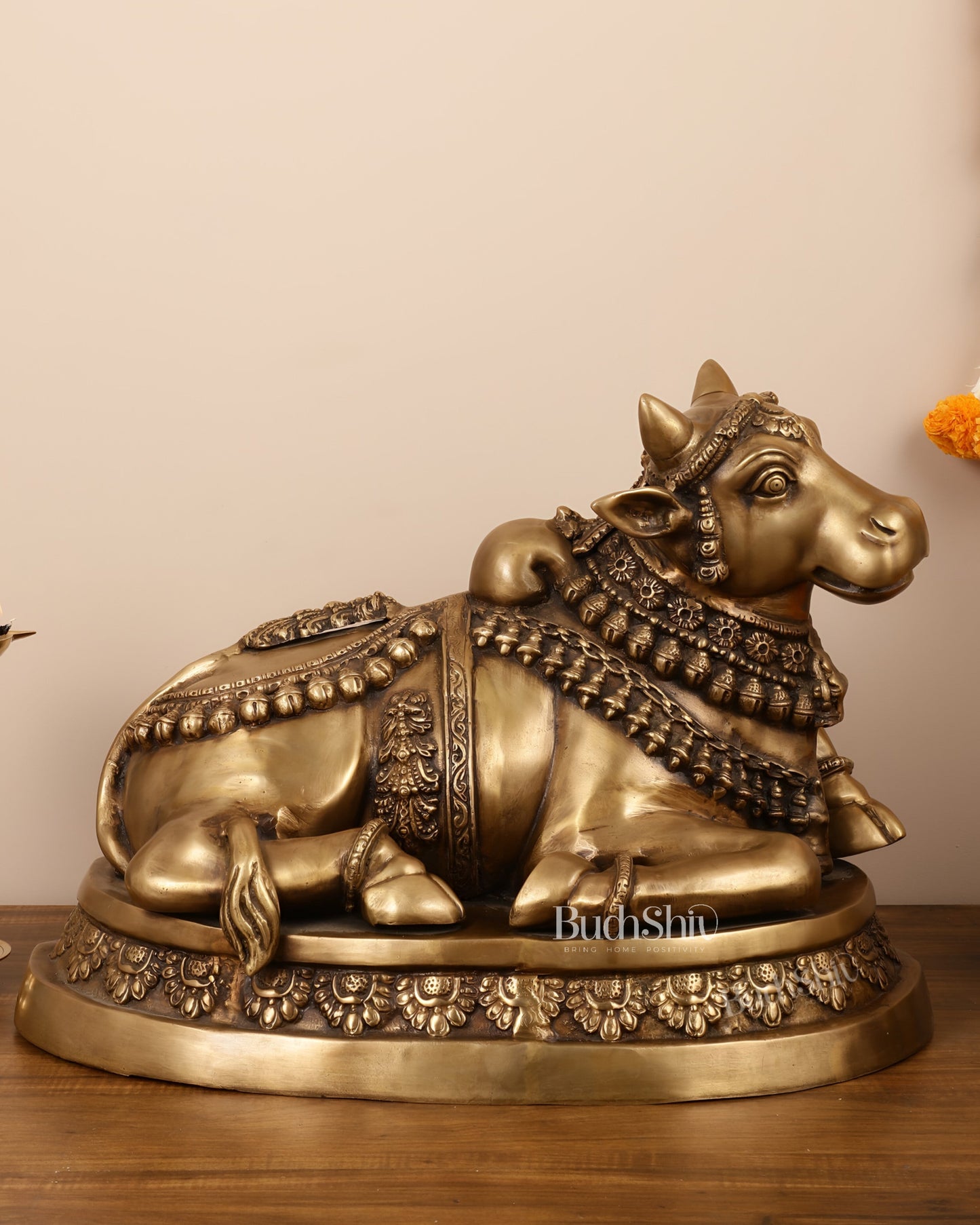 Large brass Nandi Statue 22 inch