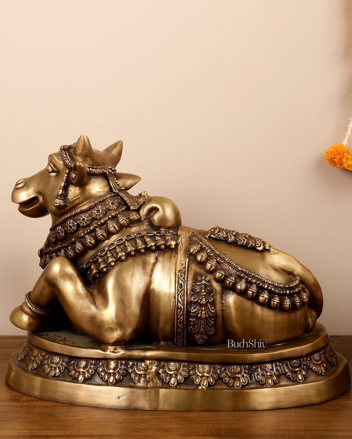 Large brass Nandi Statue 22 inch