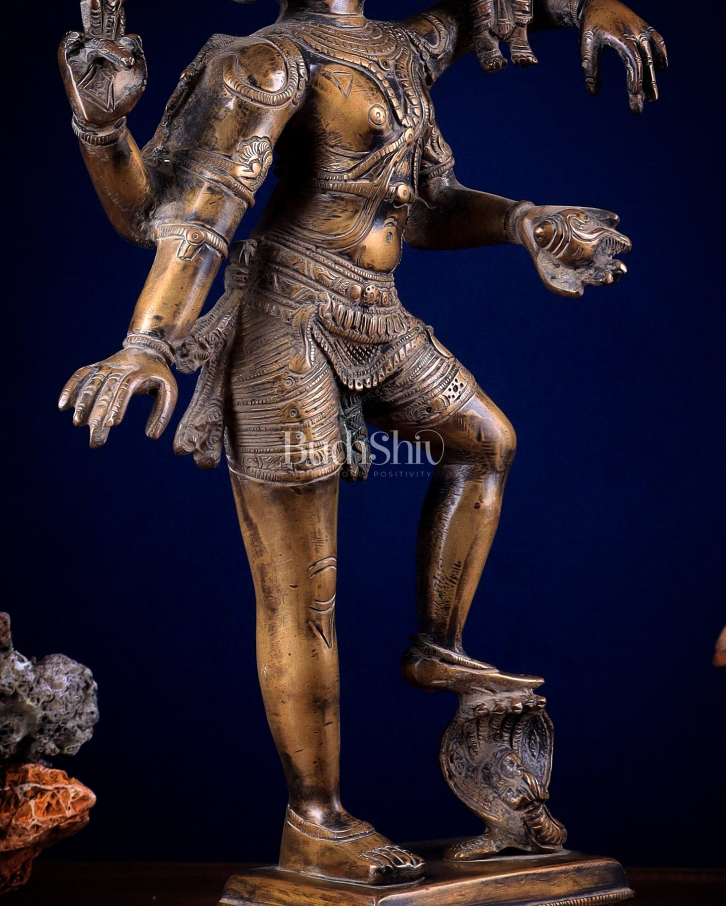 Varaha with Bhooma Devi Varaha Lakshmi Brass Statue 17 inch Gold vintage