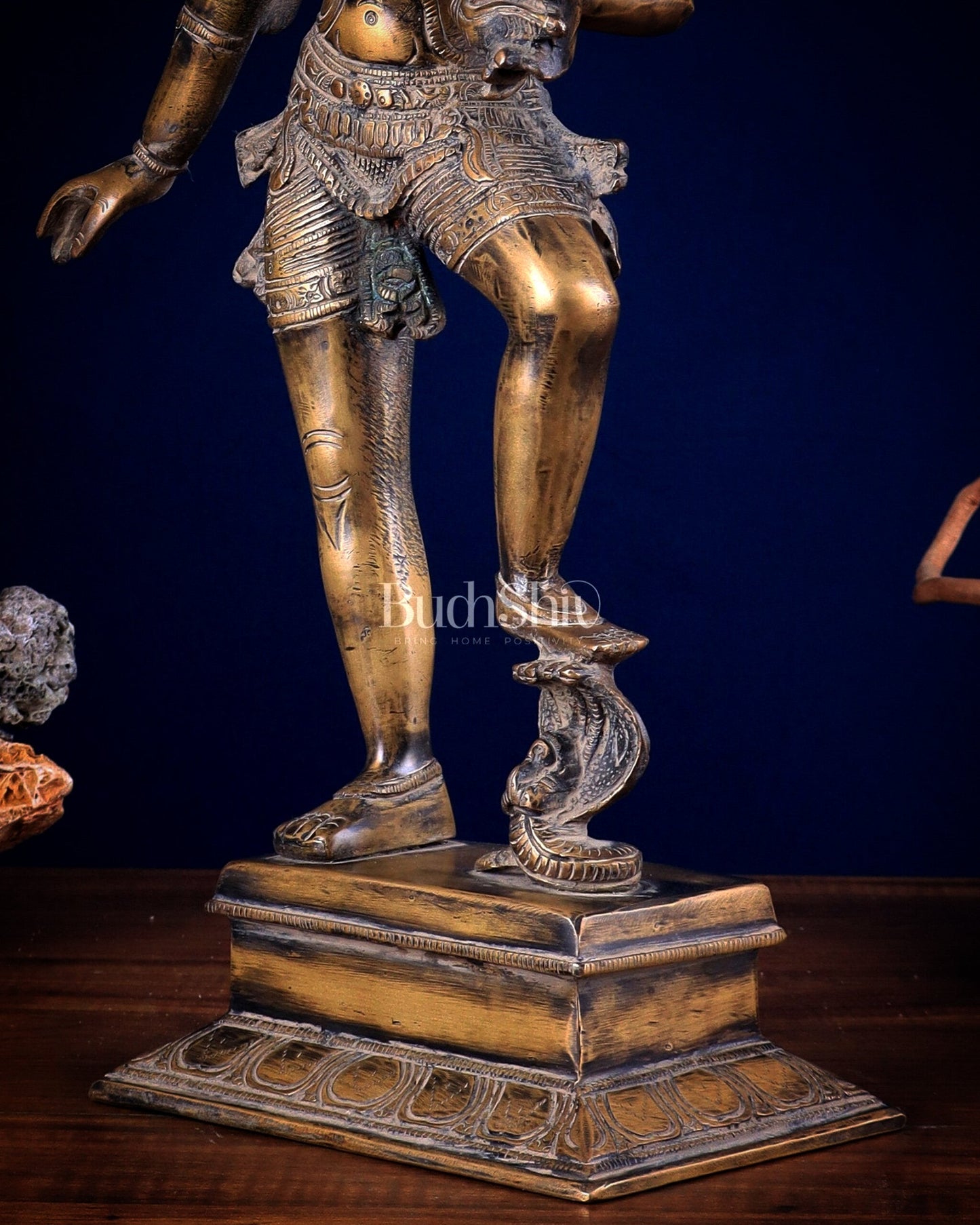 Varaha with Bhooma Devi Varaha Lakshmi Brass Statue 17 inch Gold vintage