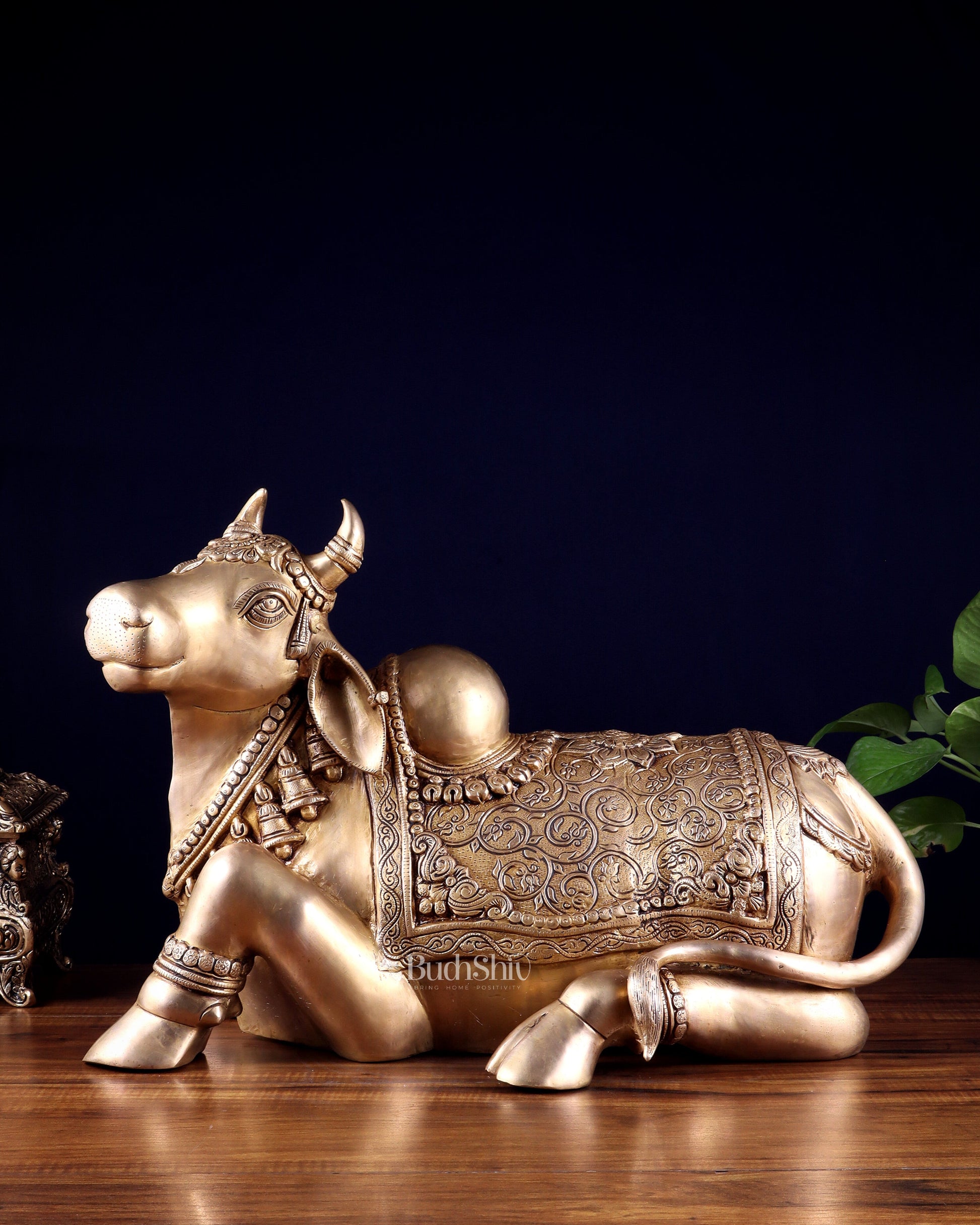 Brass Nandi Statue 21 inch