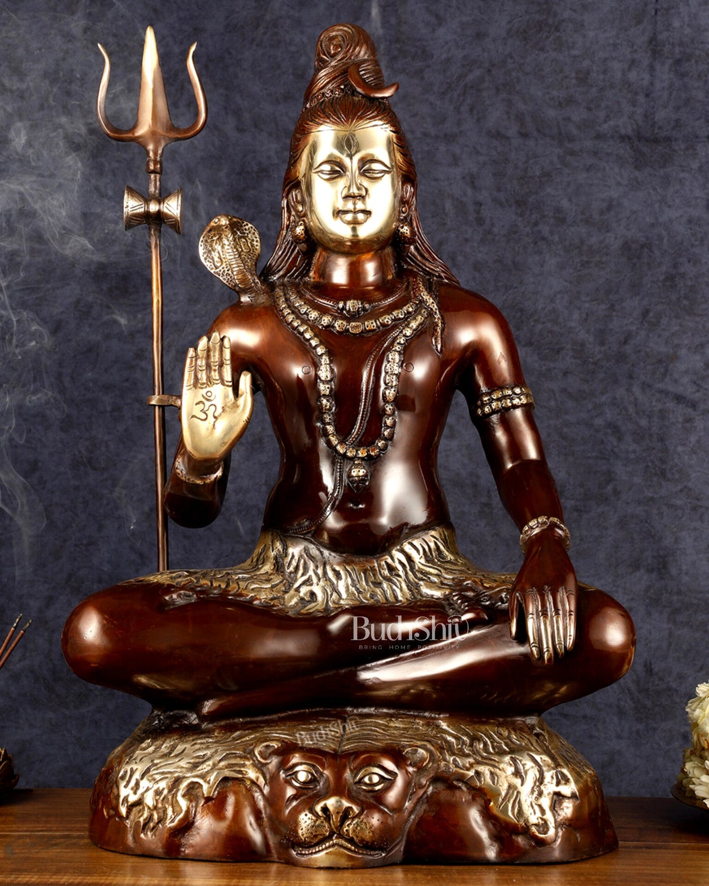Lord Shiva Brass statue - 24 inch Chola Tone