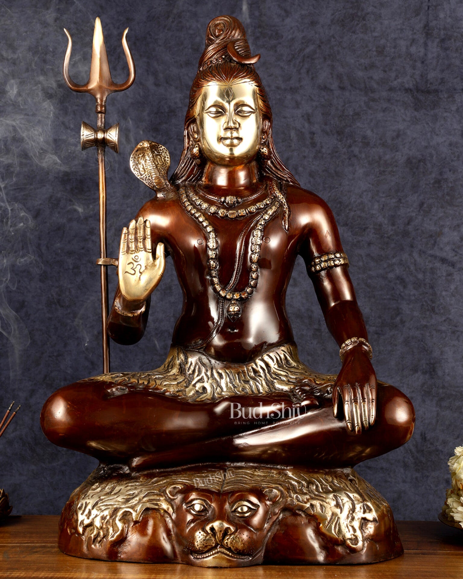 Lord Shiva Brass statue - 24 inch Chola Tone
