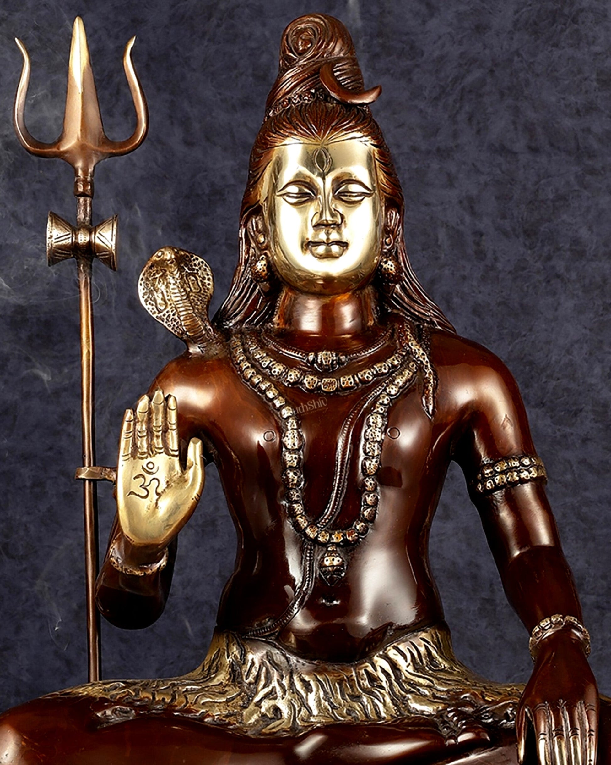 Lord Shiva Brass statue - 24 inch Chola Tone
