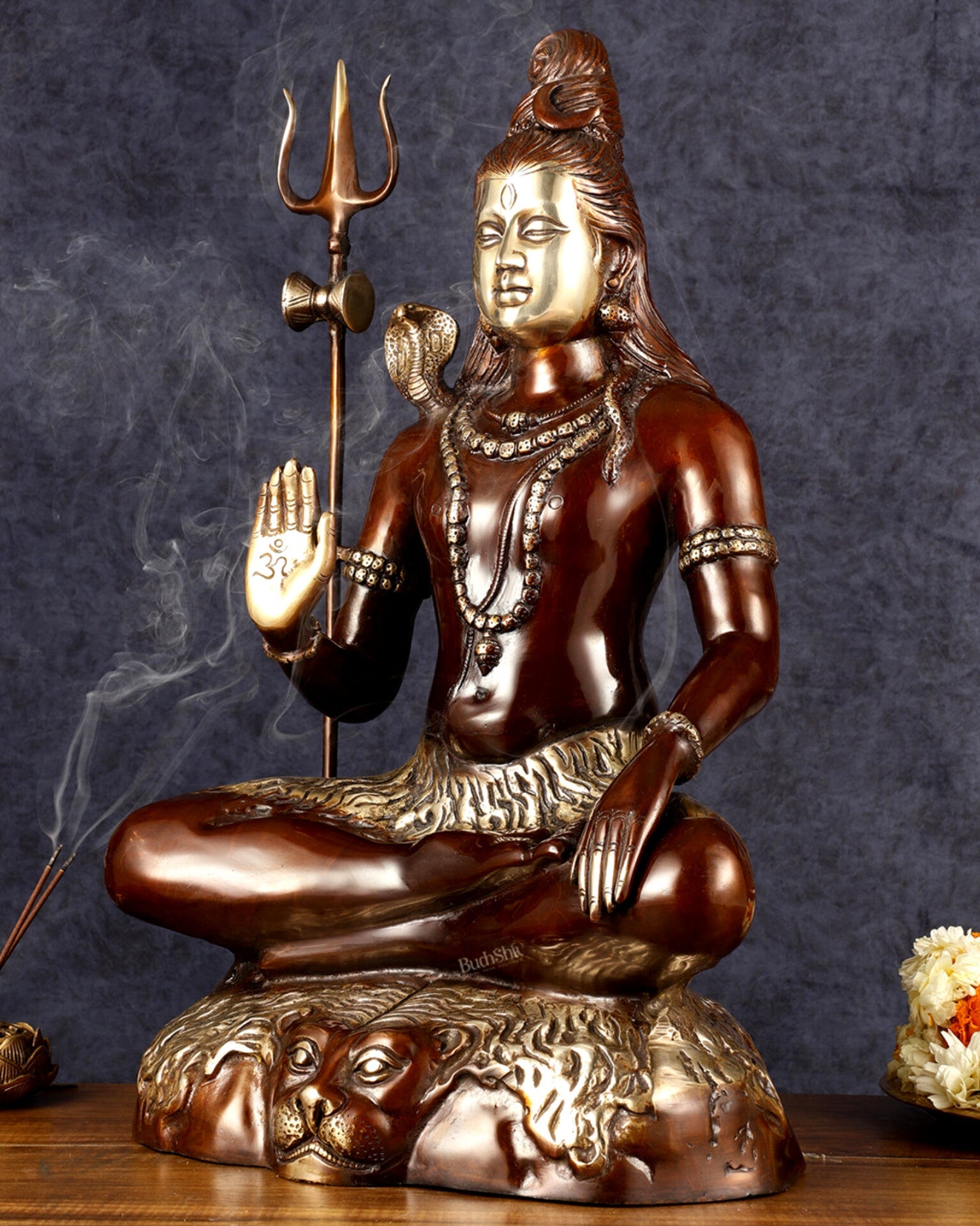 Lord Shiva Brass statue - 24 inch Chola Tone