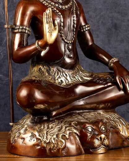 Lord Shiva Brass statue - 24 inch Chola Tone
