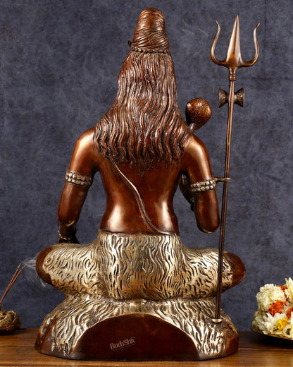 Lord Shiva Brass statue - 24 inch Chola Tone