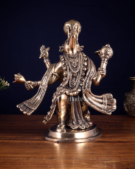 Pure Brass Varaha Avatar of Lord Vishnu | Lifting Earth |13”