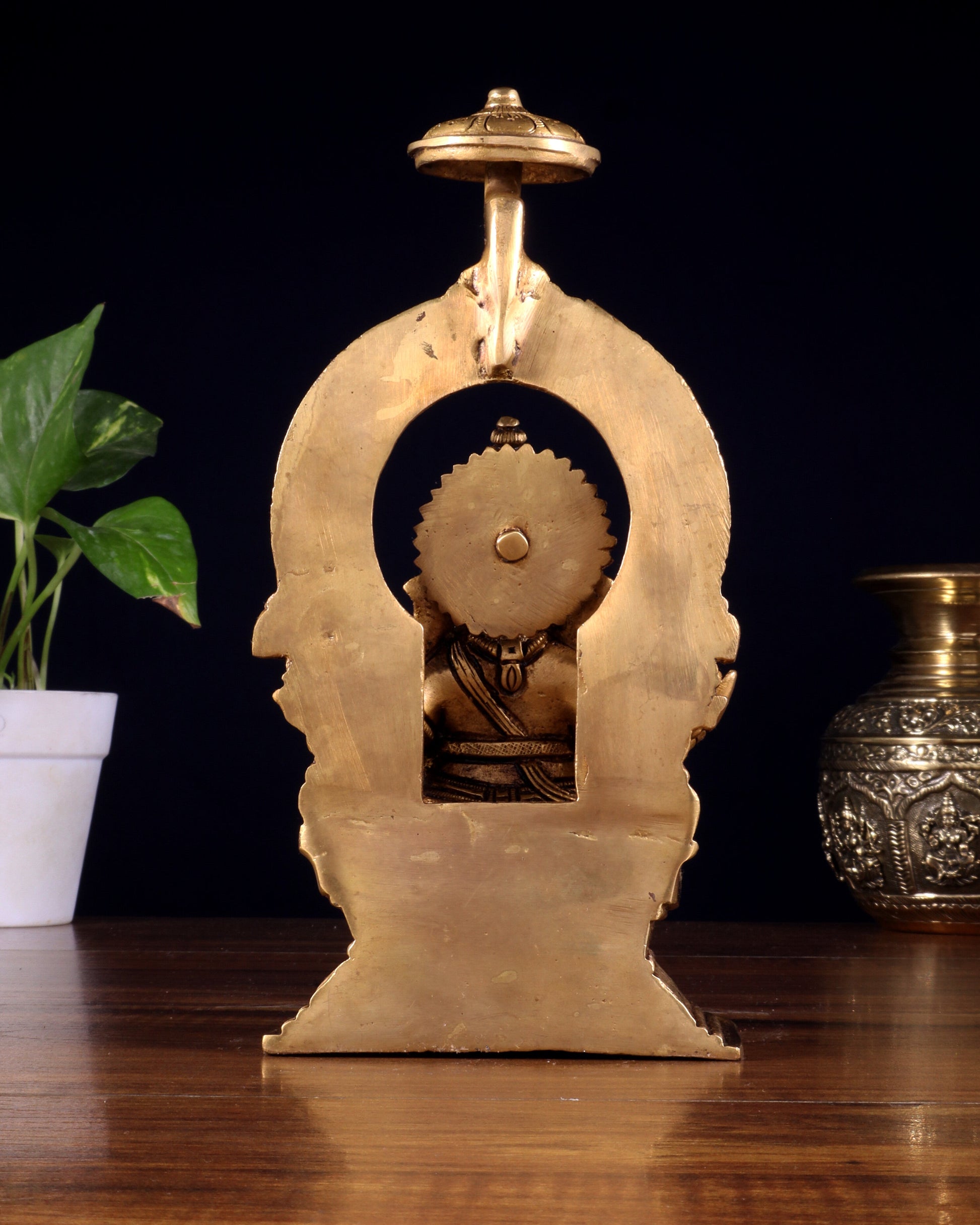 Brass Superfine Ganesha Idol Unique 9"