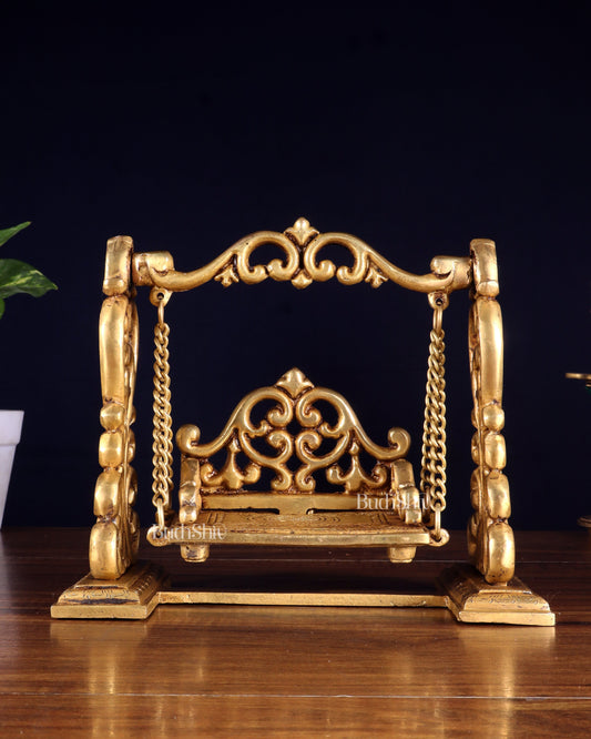 Pure Brass Jhoola Swing for God Idols 7.5 inch