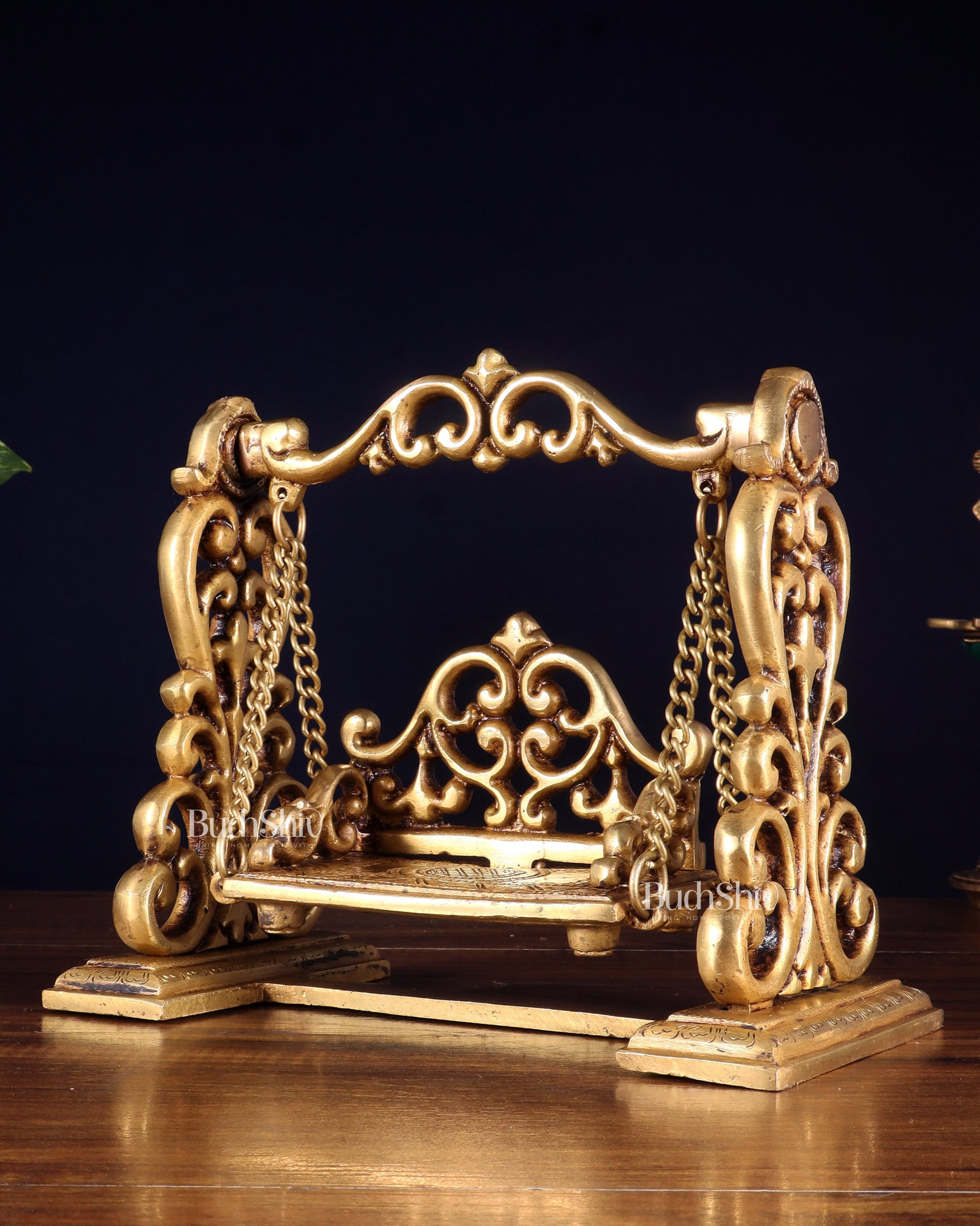 Pure Brass Jhoola Swing for God Idols 7.5 inch