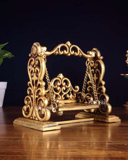 Pure Brass Jhoola Swing for God Idols 7.5 inch