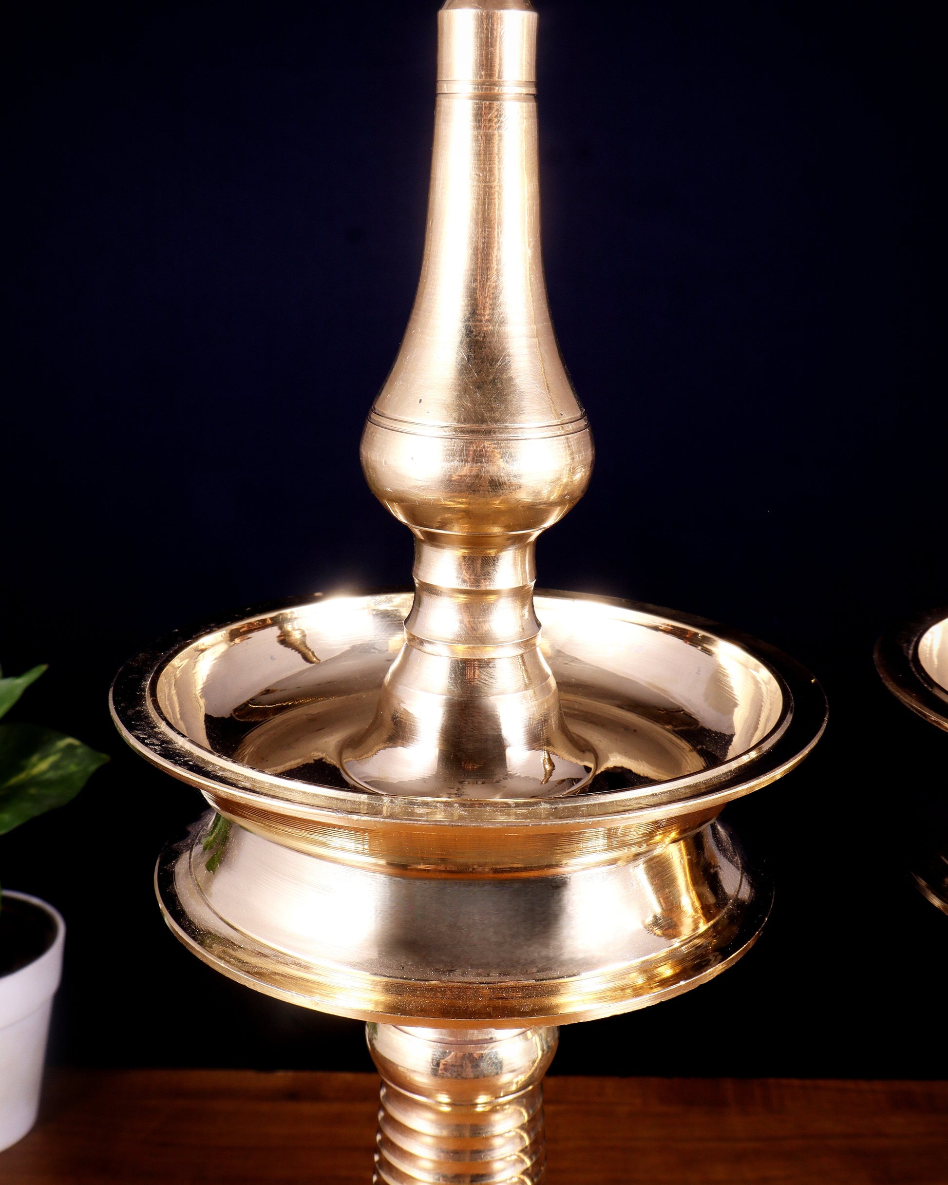 Pure Brass Traditional Kerala Lamp Nilavilakku – Pair ( available in different sizes)