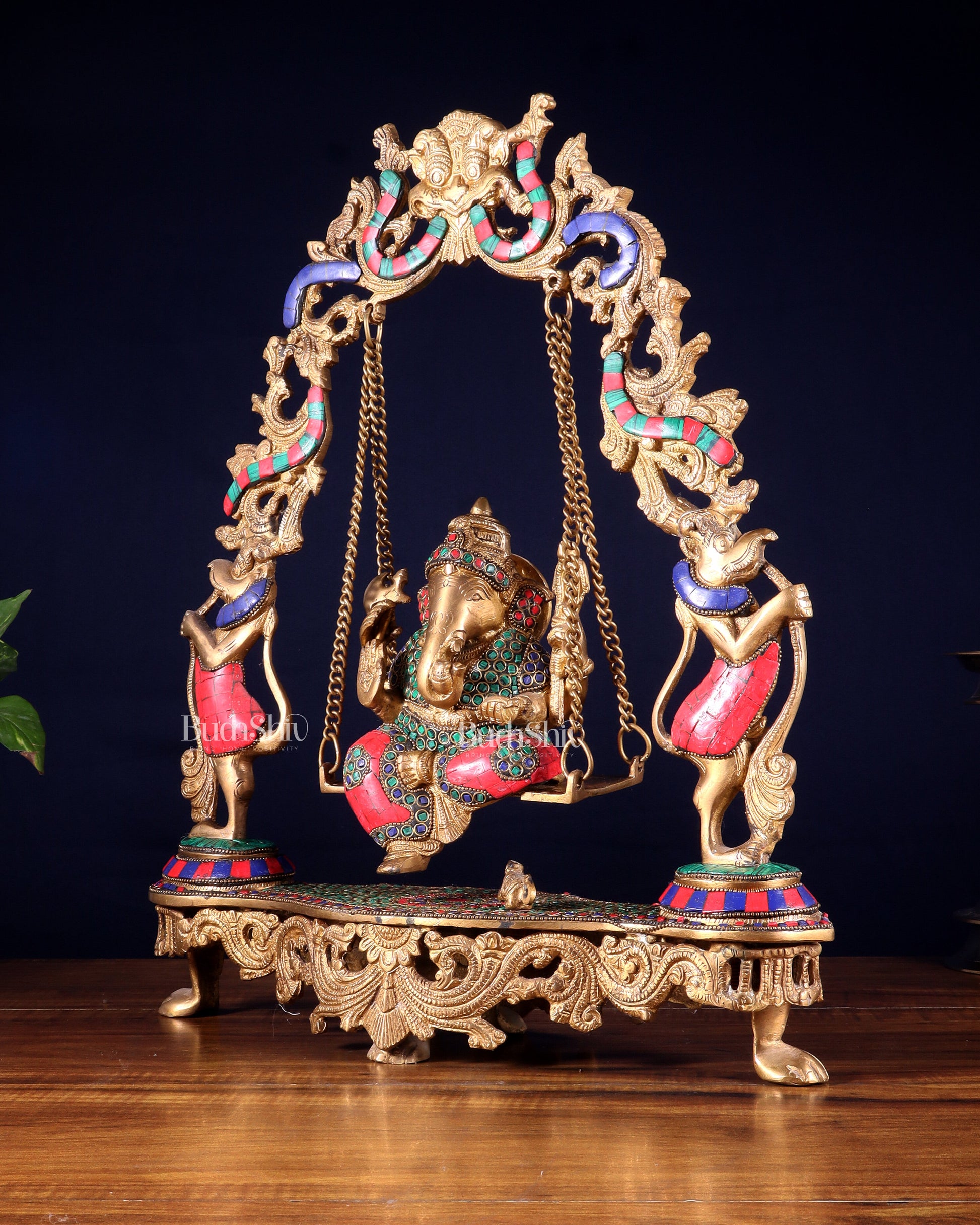 Brass Lord Ganesha Swing - 18 Inch