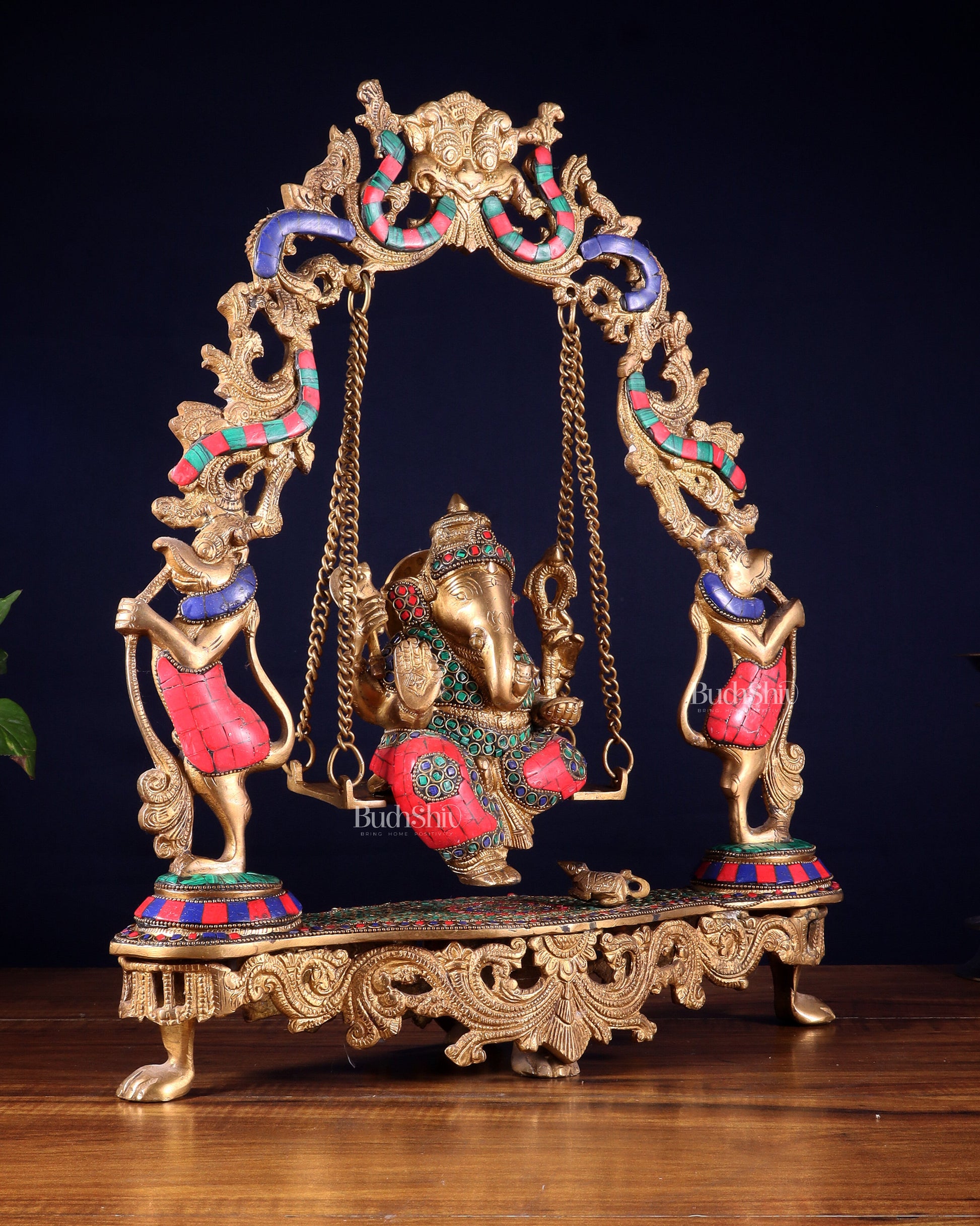 Brass Lord Ganesha Swing - 18 Inch