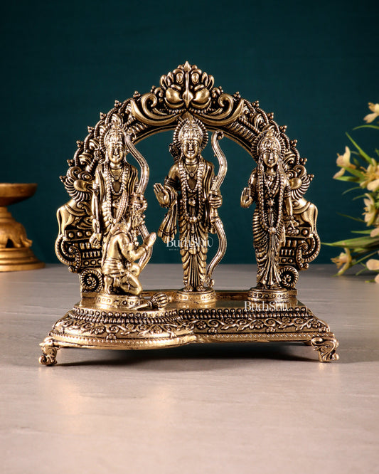 Pure Brass Superfine Ram Darbar Idol Set 4 inch