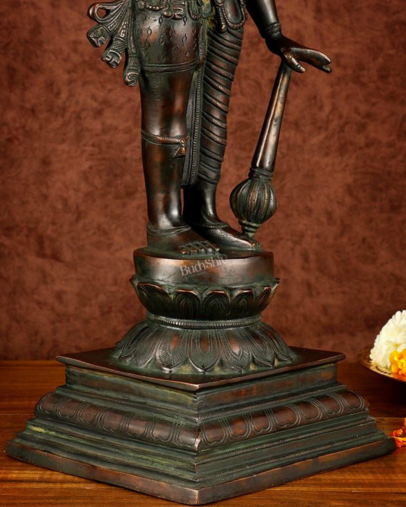 Brass Hari-Hara, Half Vishnu Half Shiva (Shankaranarayana) Statue | 21 inch