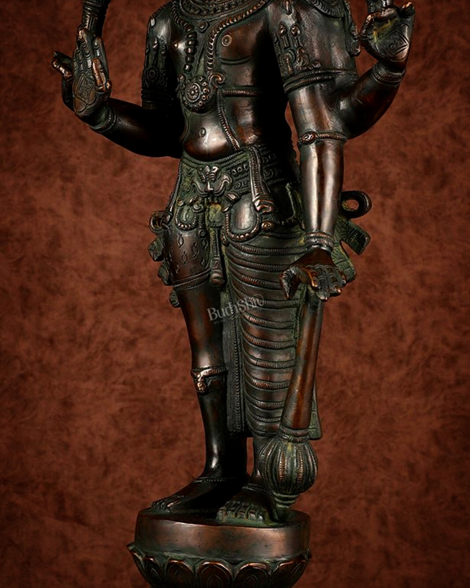 Brass Hari-Hara, Half Vishnu Half Shiva (Shankaranarayana) Statue | 21 inch