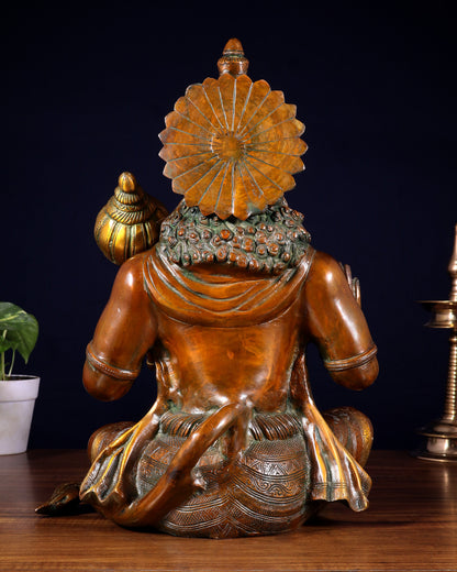 Hanuman Brass statue dual tone 17" Height