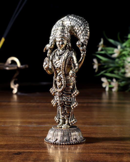 Brass Superfine Vasavi Kanyaka Idol – 3.5 Inch | Miniature Statue