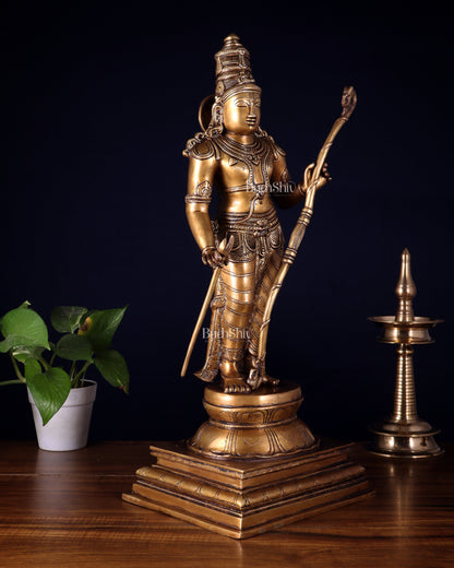Brass Lord Shri Ram Statue – 21 Inches Tall