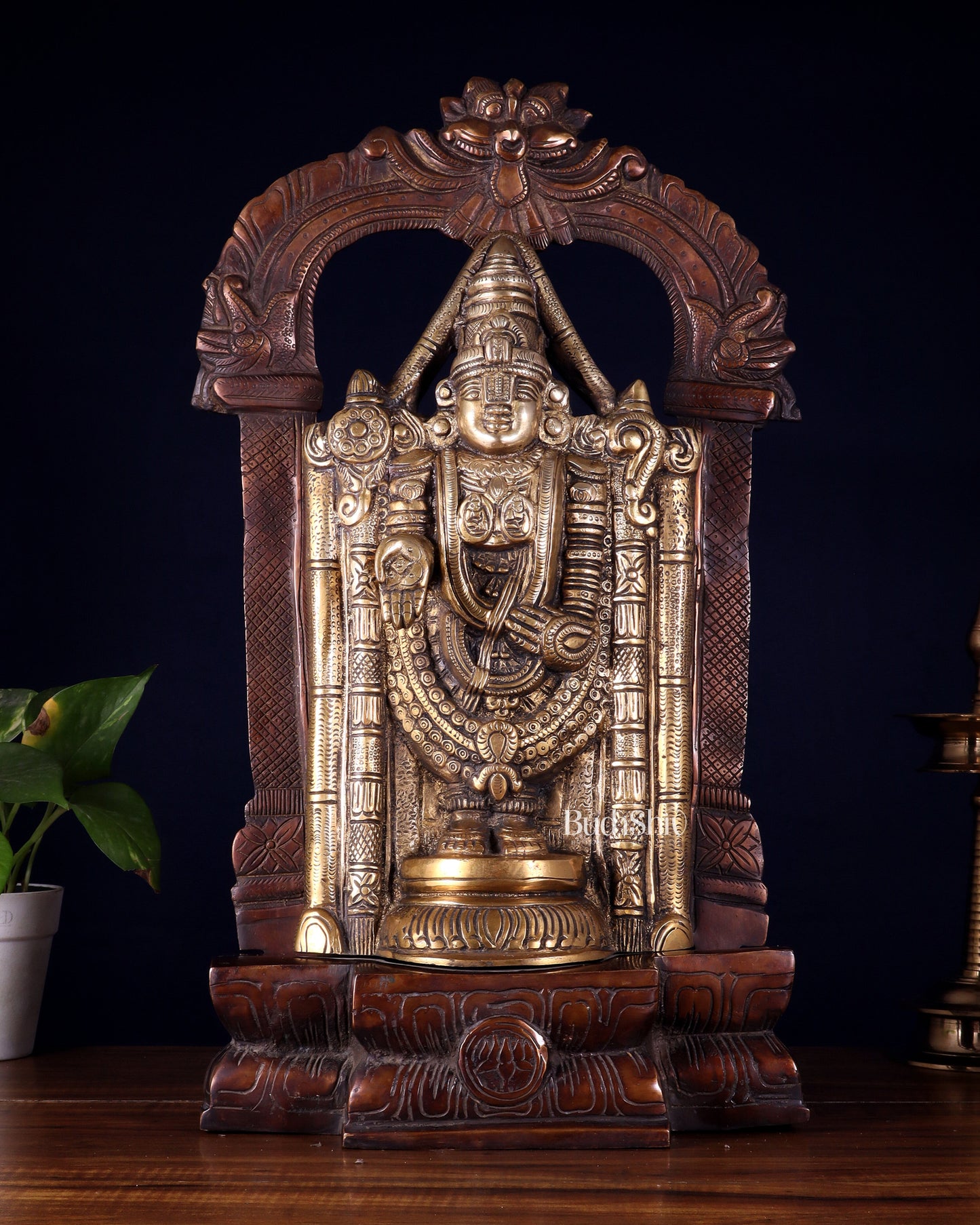 Brass Tirupati Balaji Lord Venkateshwara Swamy idol 20 inch
