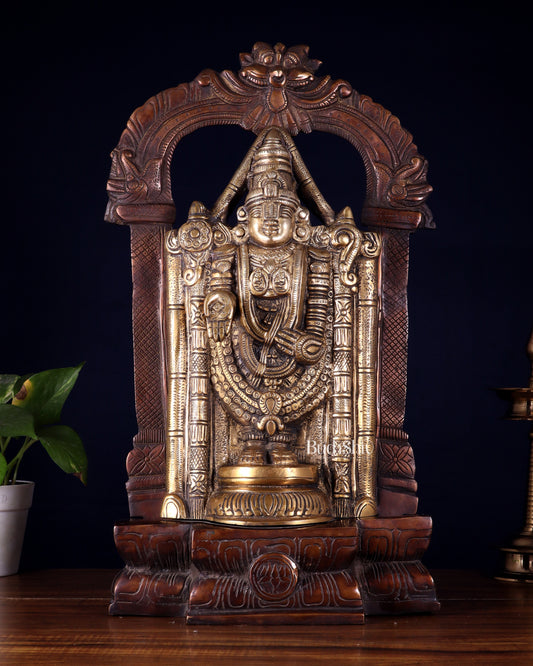 Brass Tirupati Balaji Lord Venkateshwara Swamy idol 20 inch