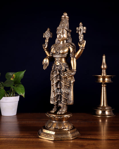 Brass Tirupati Balaji Idol - 16 Inch