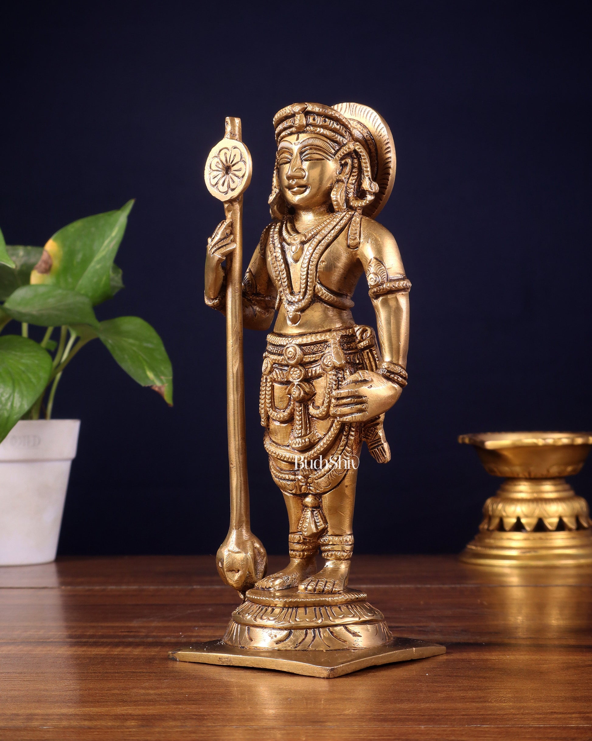 Brass Superfine Udupi Krishna Idol | 9" Height