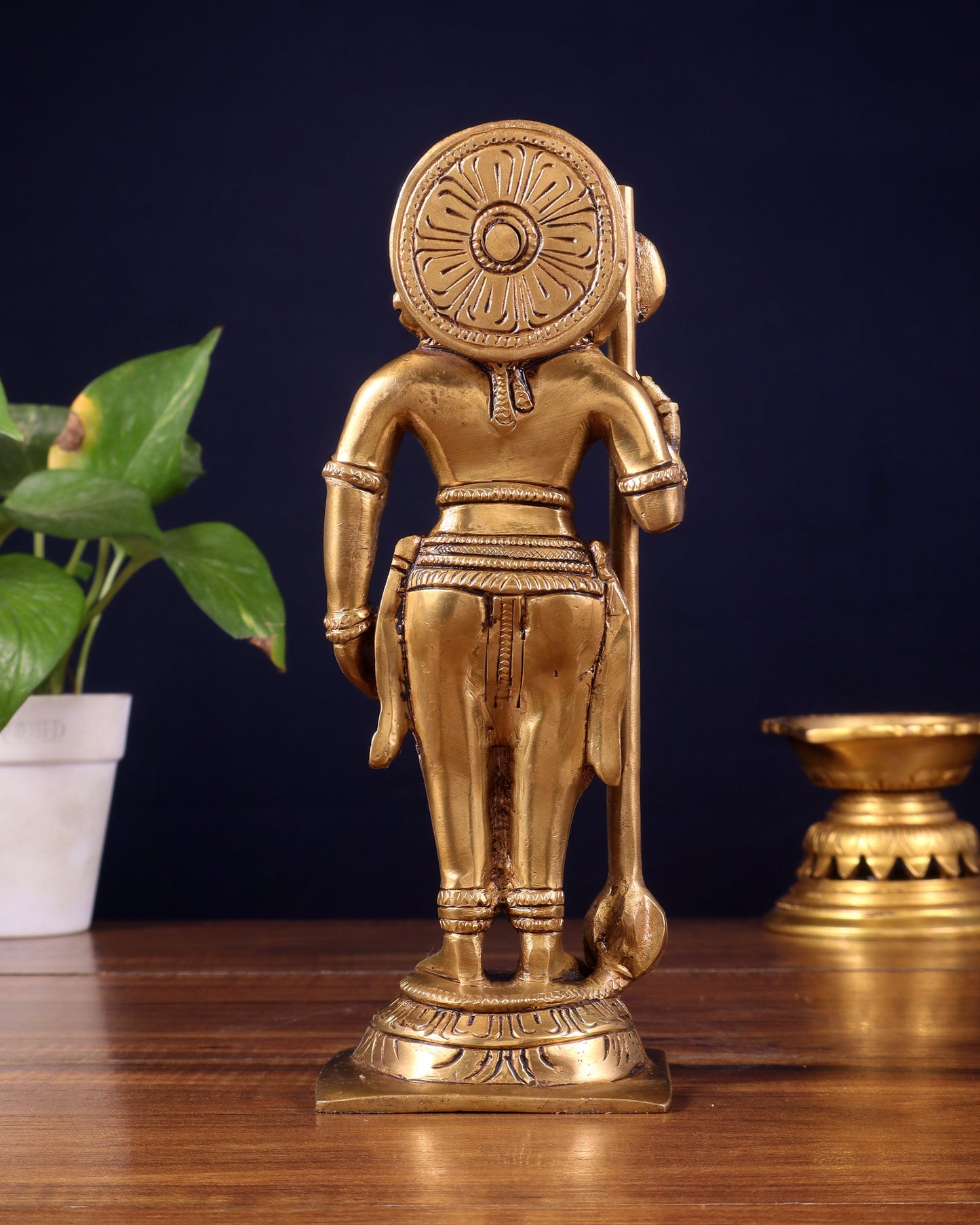 Brass Superfine Udupi Krishna Idol | 9" Height