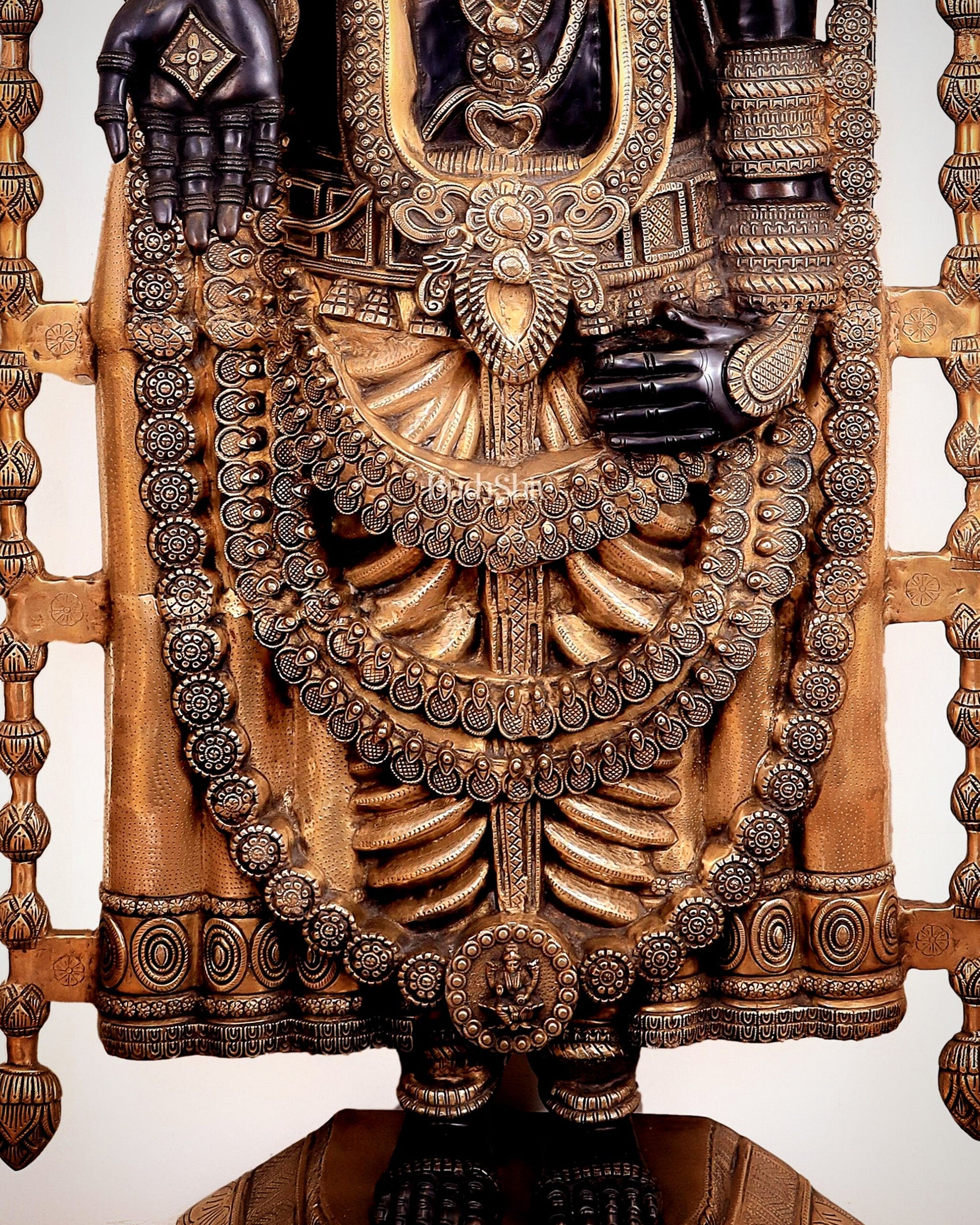 Brass Tirupati Balaji Lord Venkateshwara Swamy 6 Feet Statue