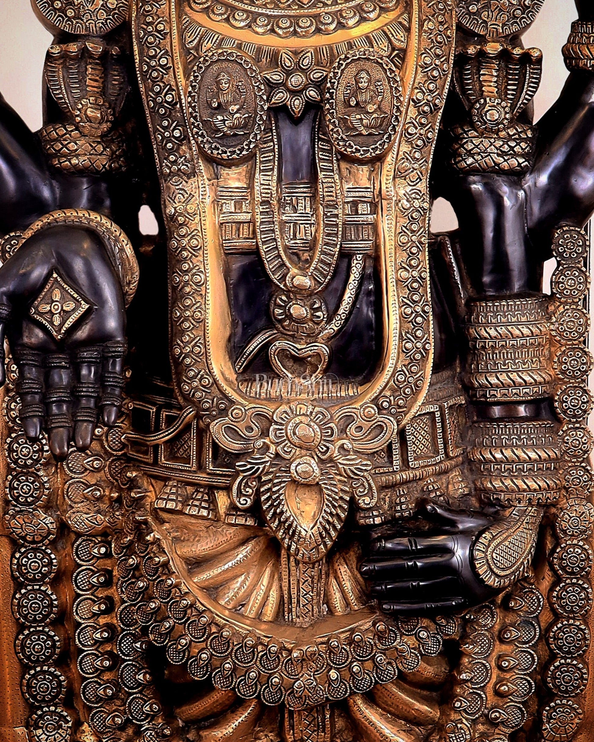 Brass Tirupati Balaji Lord Venkateshwara Swamy 6 Feet Statue