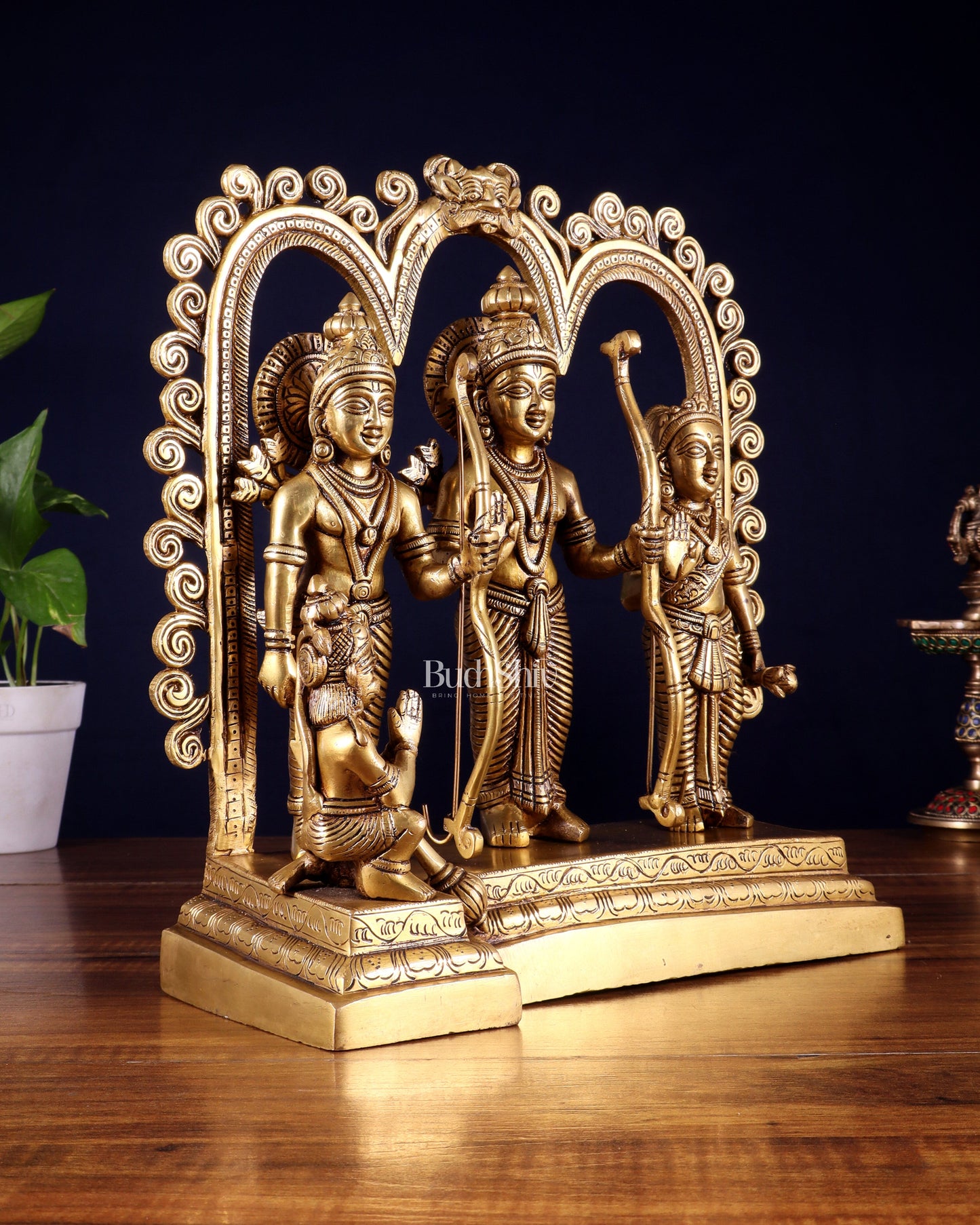 Brass Rama Darbar Idol - 12 inch