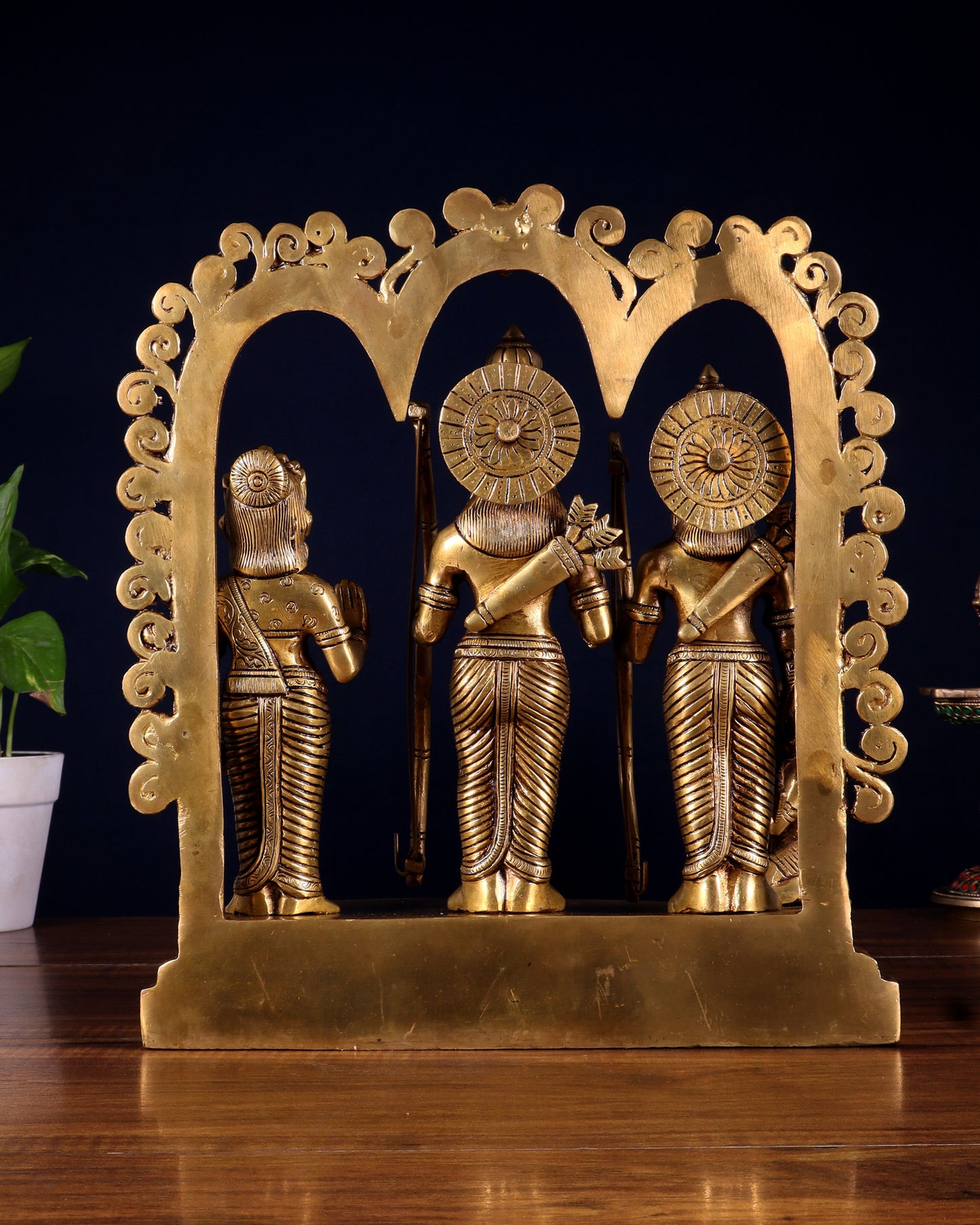 Brass Rama Darbar Idol - 12 inch