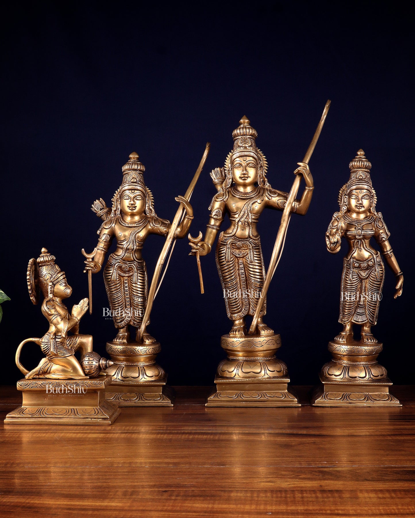 Brass Ram darbar Statues 18 inch sharp details