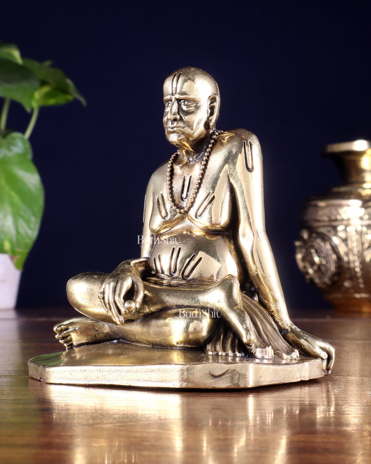 Brass Superfine Swami Samarth Idol 4 inch