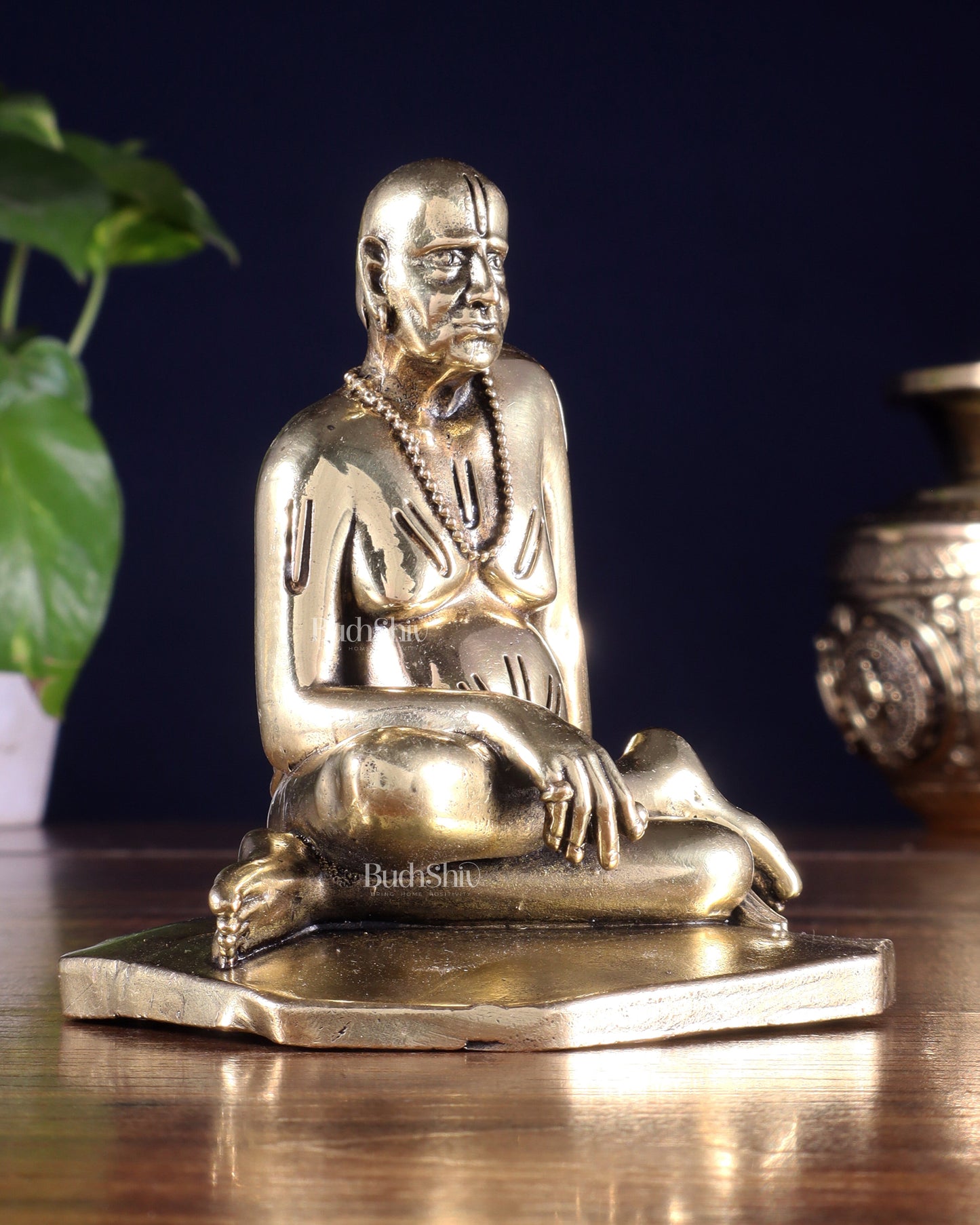 Brass Superfine Swami Samarth Idol 4 inch