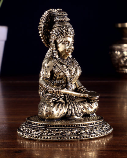Brass Superfine Annapurna Devi Idol – 3.5 Inch