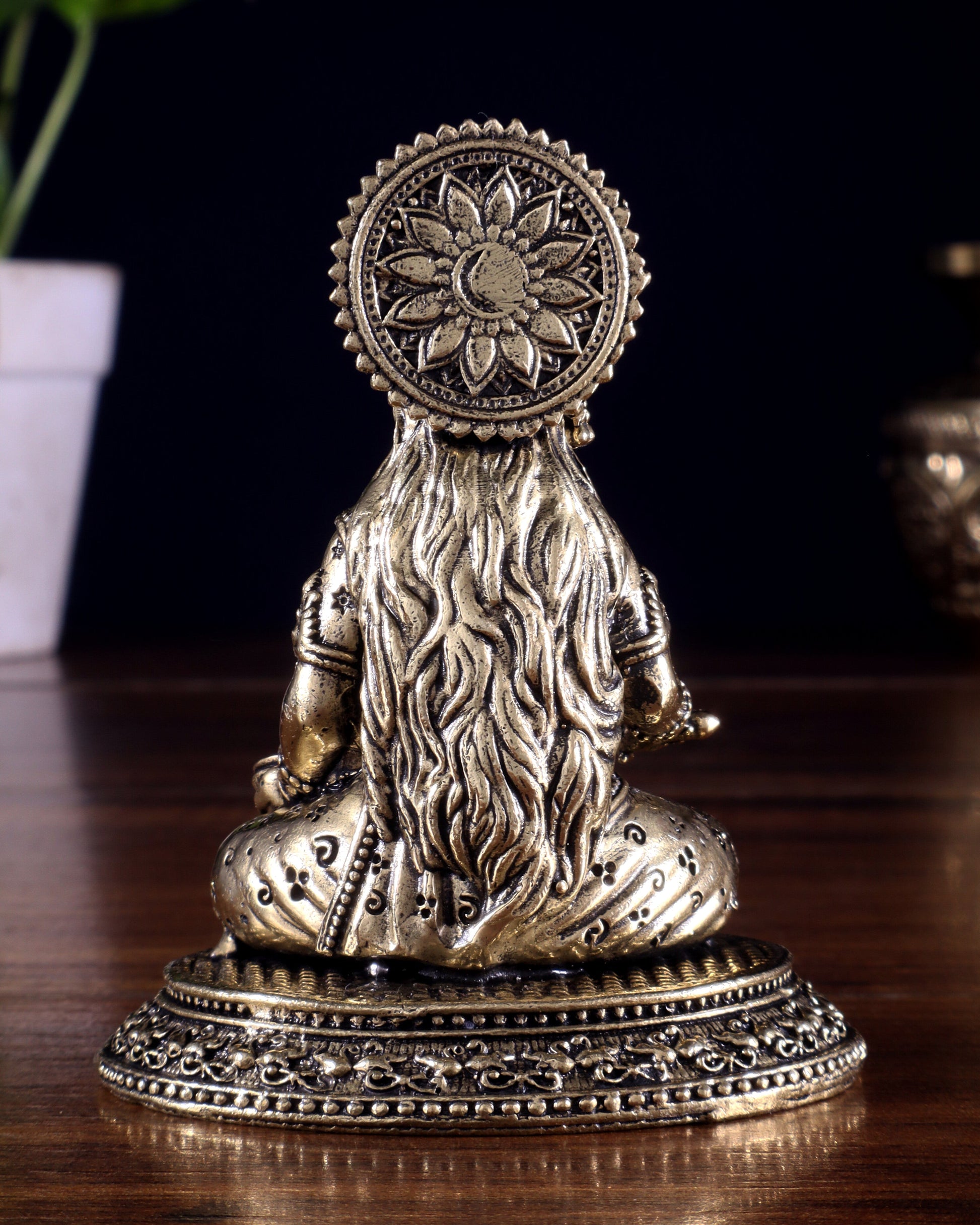 Brass Superfine Annapurna Devi Idol – 3.5 Inch