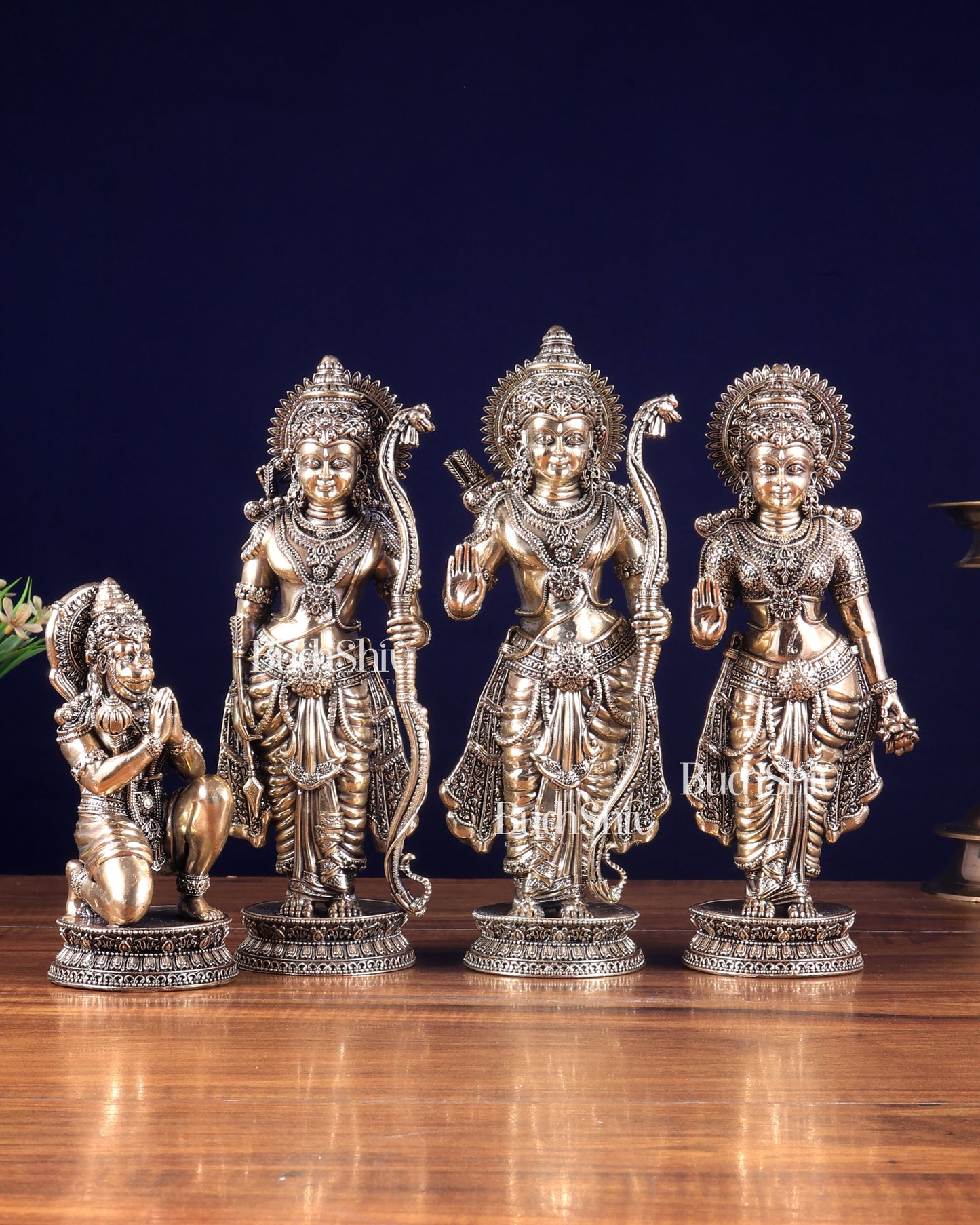 Brass Superfine Ram darbar idol set 10 inch
