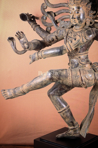 Pure Bronze Dancing Shiva Nataraja Sculpture 48 inch Rare find