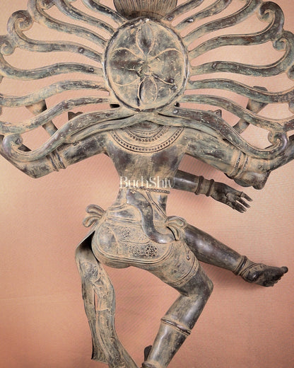 Pure Bronze Dancing Shiva Nataraja Sculpture 48 inch Rare find