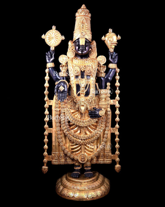 Brass Tirupati Balaji Statue 69 inch